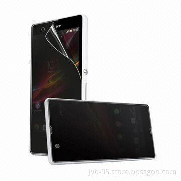 Privacy Mobile Phone Screen Protectors for Sony Xperia Z Ultra with Less Bubble, Easy to Remove